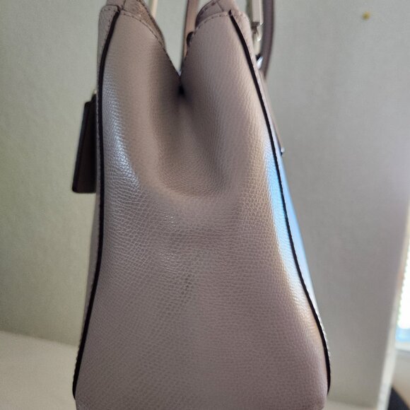 Nwot Coach Christie Carryall Tan Leather Satchel Purse - Picture 5 of 13